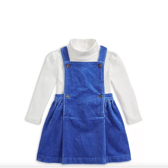 Ralph LaurenGirls' Turtleneck & Corduroy Dress Set - Baby - Picture 3 of 4